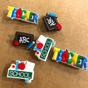 School themed Croc Charms